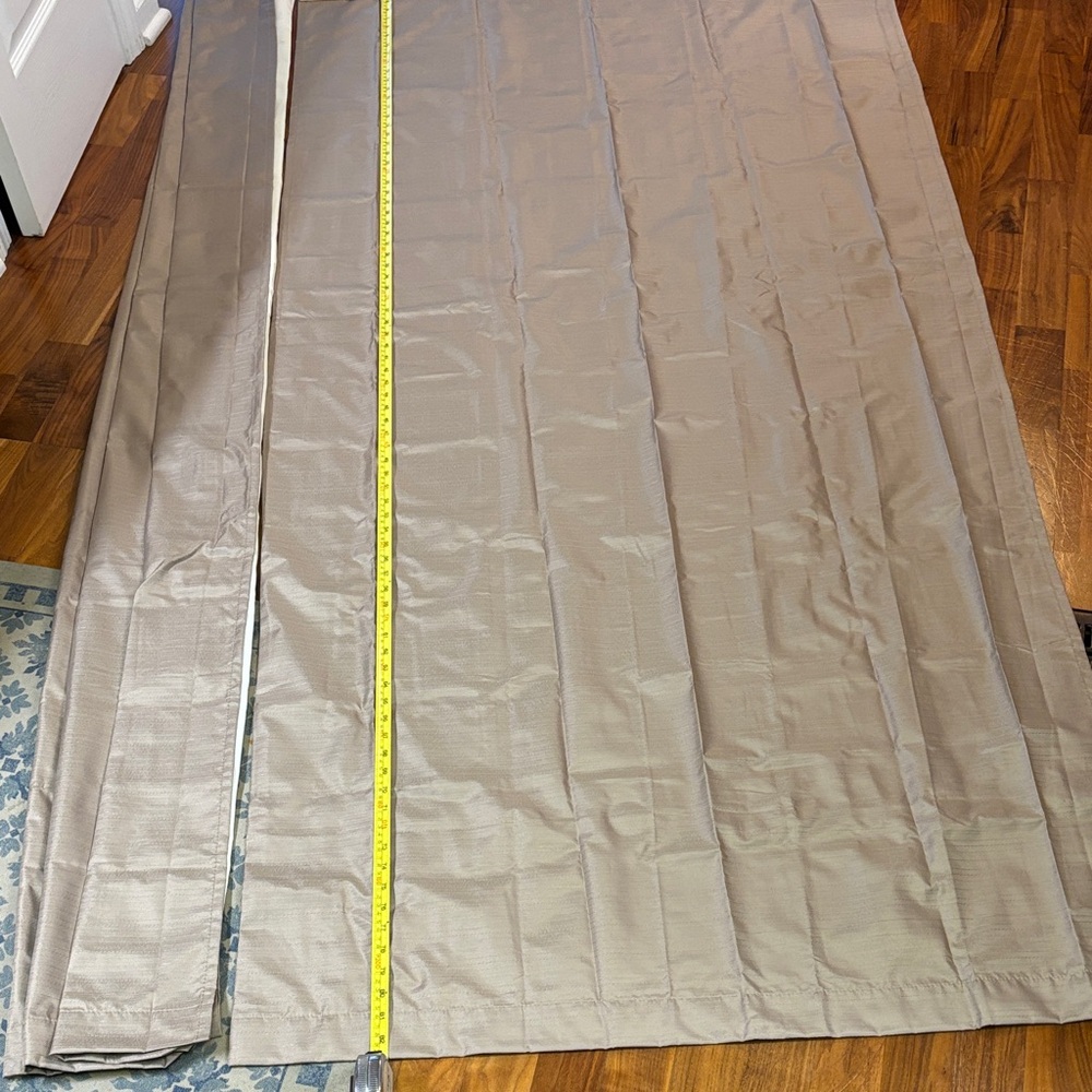 Neutral Taupe blackout Curtain Panel Pair